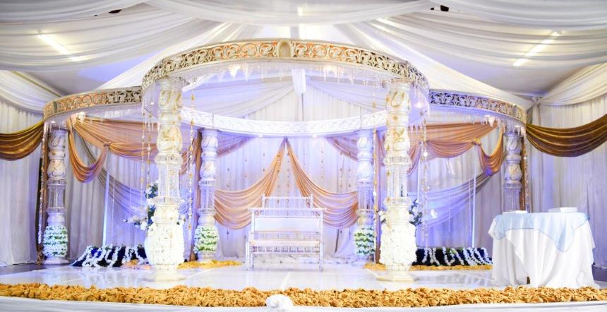 muslim wedding decor durban truro hall westville