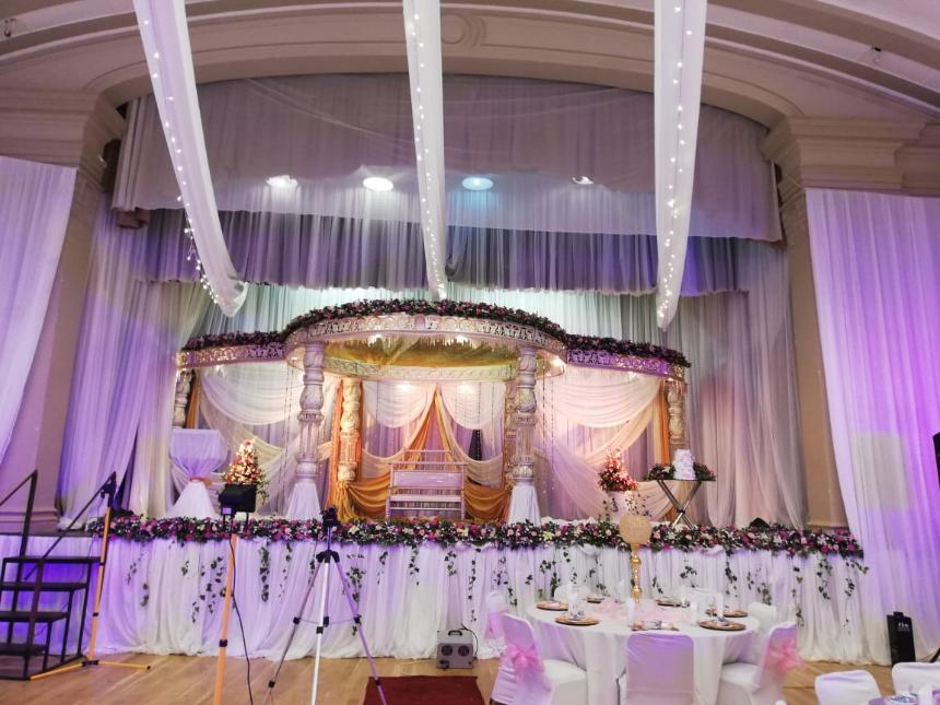 reception done at DJC- A.S.K DECOR