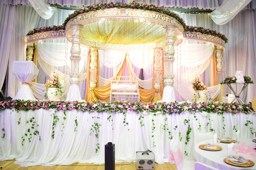 DJC INDIAN RECEPTION- CRYSTAL THEME MANDAP